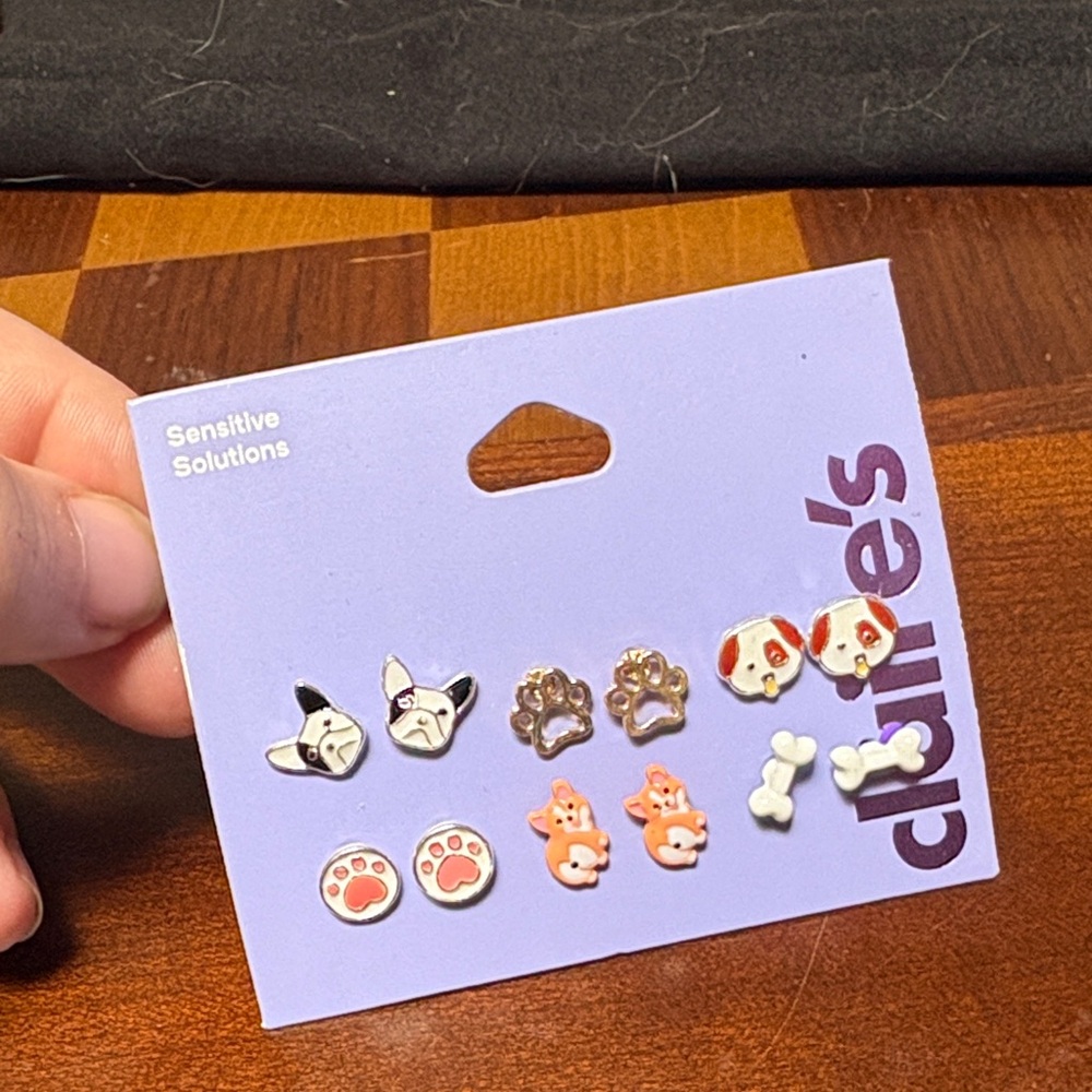 Claire's Cute Pet Earrings Set